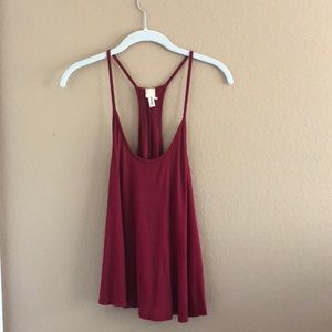 Cranberry tank top